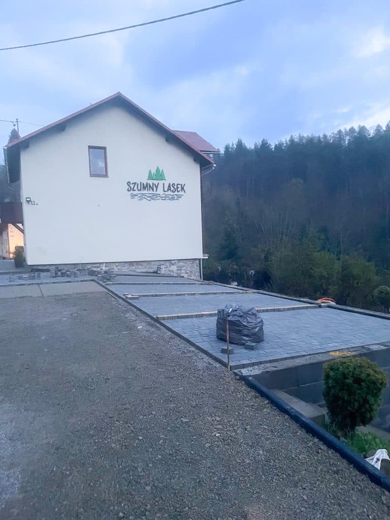 brukarstwo — Budowa tarasu, Szczawnica