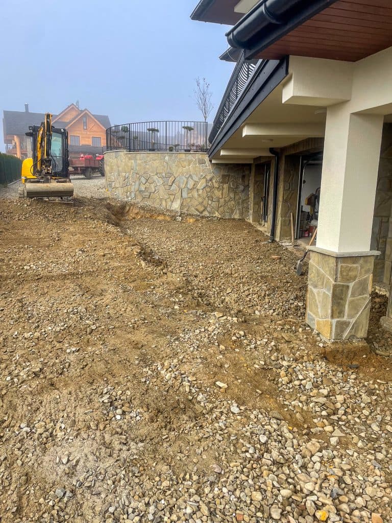 roboty ziemne — Kanalizacja, Szlachtowa